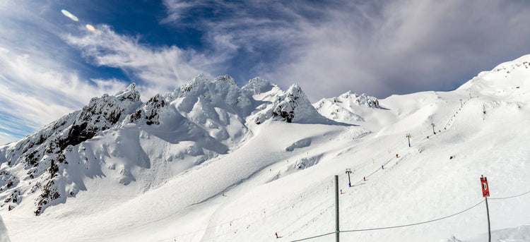 new zealand australia ski resort poster print