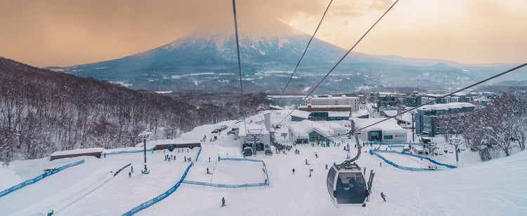 japan niseko ski resort poster print