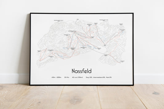 nassfeld mountain artwork black