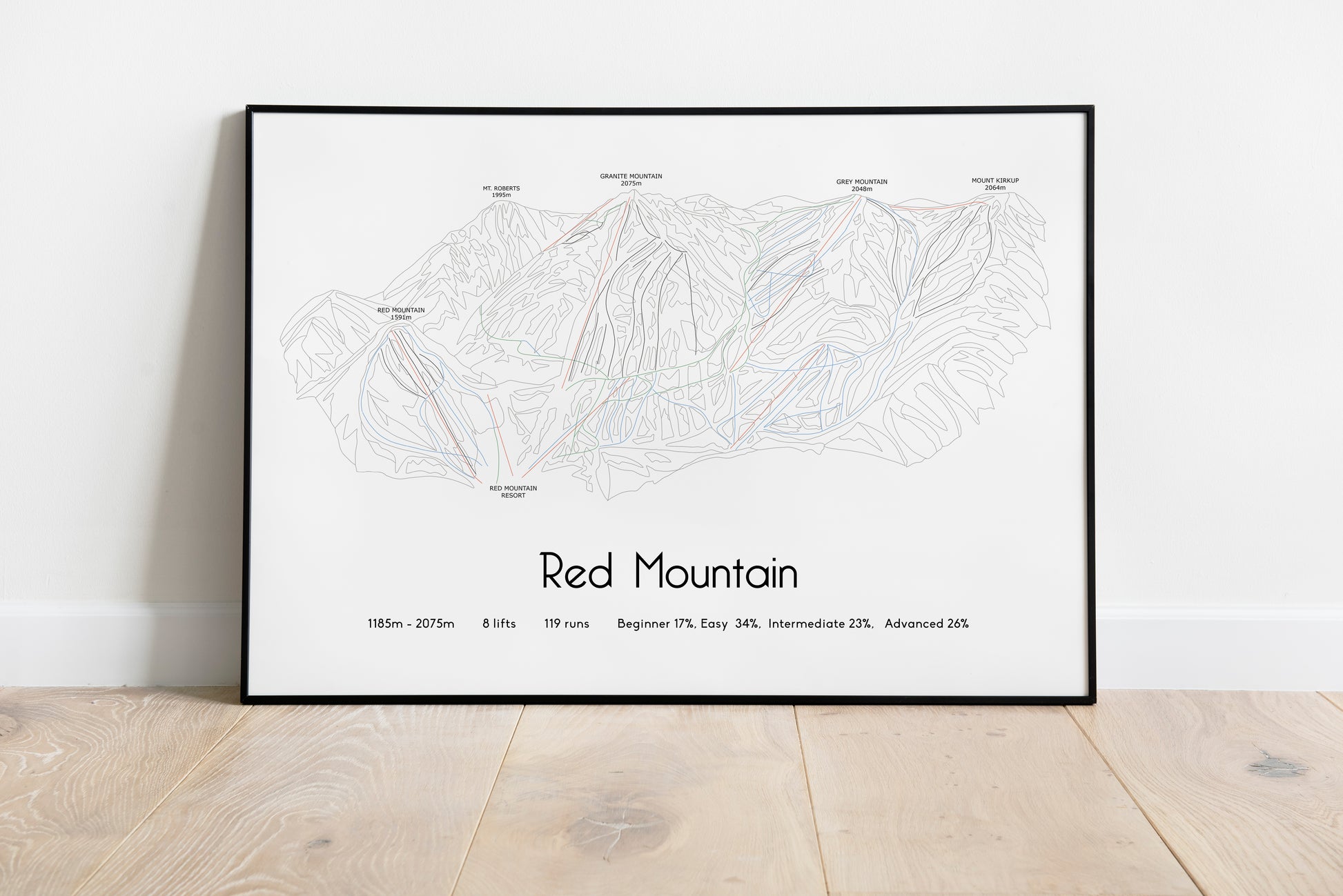 red mountain artwork black